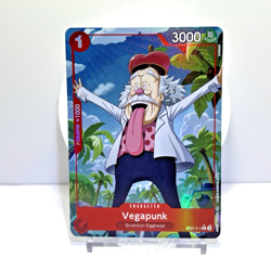 Vegapunk ST21-013 Gear 5 Foil Holo Alt Art Parallel One Piece TCG Game Card NM/M - Image 1