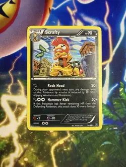 Pokemon TCG Card 2012 Next Destinies - Scrafty 74/99 - Image 3