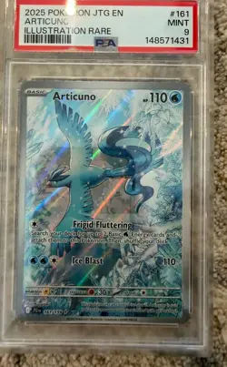 Articuno #161 Journey Together Illustration Rare PSA 9 Pokemon Card - Image 1