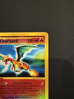 Pokemon TCG Expedition Base Set Charizard Card 40/165 E-Reader Reverse Holo Rare - Image 2