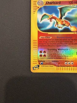 Pokemon TCG Expedition Base Set Charizard Card 40/165 E-Reader Reverse Holo Rare - Image 4