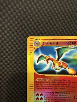 Pokemon TCG Expedition Base Set Charizard Card 40/165 E-Reader Reverse Holo Rare - Image 5