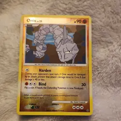 Pokemon Onix Basic Rock 90 HP Reverse Holo 30 Attack 2008 69/100 TCG Card - Image 1
