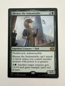 Rhonas the Indomitable MTG Magic the Gathering Card NM Near Mint J22 - Image 1