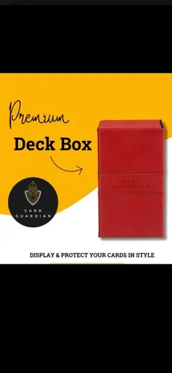 Card guardian Storage Box for Trading Card 1200 PU Leather Magnetic Pokemon NEW - Image 3