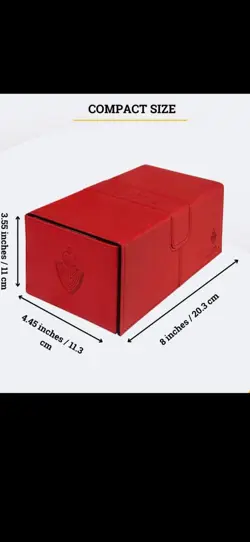 Card guardian Storage Box for Trading Card 1200 PU Leather Magnetic Pokemon NEW - Image 5