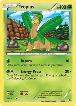 Tropius 5/101 Uncommon | Plasma Blast | Pokemon Card - Image 1