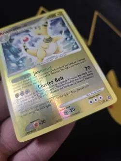 Ampharos Secret Wonders Reverse Holo Card 001/132 *print Line* - Image 2