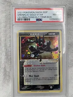 Greninja Star SWSH144 SWSH: Sword & Shield Promo Cards Holo PSA 8 Celebrations - Image 1