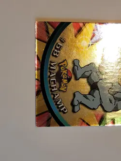 Pokemon Topps #68 Machamp Holo Foil Card - Series 1 Blue Logo - Good - Image 2