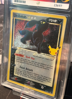 Pokemon Card TCG Umbreon Gold star Holo 17/17 ACE 9 Mint Celebrations 25th - Image 2