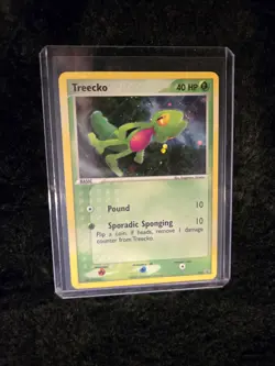 Pokemon Treecko 016 Holo Black Star Promo Card Swirl - Image 1