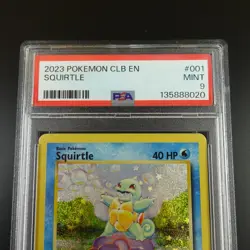 PSA 9 Squirtle 001/034 Pokemon Classic Collection English Holo Graded Card - Image 2