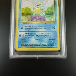 PSA 9 Squirtle 001/034 Pokemon Classic Collection English Holo Graded Card - Image 3