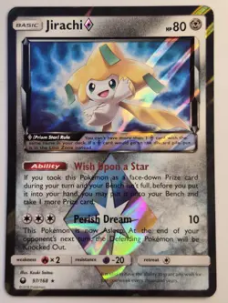 Jirachi Prism Star Holo Card 97/168 Sm-Celestial Storm Near Mint - Image 1