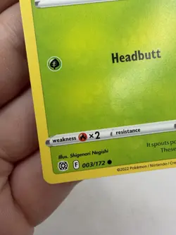 Shroomish 003/172 Brilliant Stars Common Pokemon Card Near Mint - Image 5