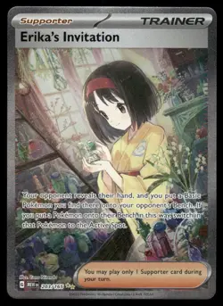 Pokemon Cards Erika's Invitation 203/165 Holo 151 Special Illustration Rare NM - Image 1