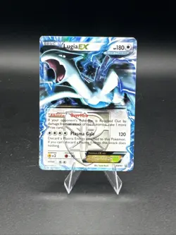 Pokemon TCG Lugia EX BW83 Black Star Promo Holo Card 2013 MP Condition - Image 1