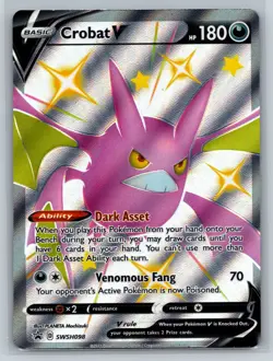 Crobat V - Holo Promo SWSH: Sword & Shield Promo Cards SWSH098 NM - Image 1