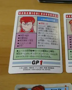 SLAM DUNK PP CARDDASS TV ANIMATION CARD REG CARTE 89 MADE IN JAPAN 1994 NM - Image 2