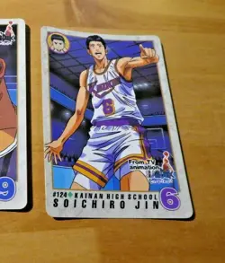 SLAM DUNK PP CARDDASS TV ANIMATION CARD REG CARTE 124 MADE IN JAPAN 1994 ** - Image 1