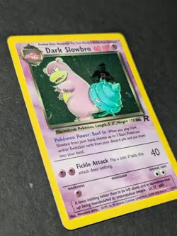 Pokemon Dark Slowbro TCG Holo Rare Card 12/82 Unlimited Vintage - Image 3