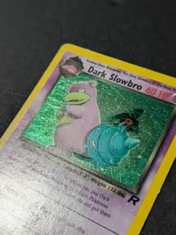 Pokemon Dark Slowbro TCG Holo Rare Card 12/82 Unlimited Vintage - Image 4