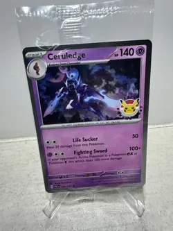 Sealed Eb Games Ceruledge Pokemon Day 2024 Card Rare Holo Promo 040/091 - Image 1