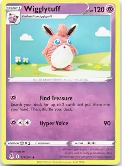 WIGGLYTUFF 111/264 Pokemon Card Fusion Strike Near Mint - Image 1