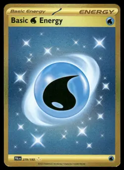 Pokemon Cards Basic Water Energy 279/193 Paldea Evolved Hyper Rare NM - Image 1