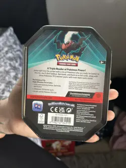 Pokemon, Darkrai Triple Whammy Collectors Tin, 3 Foil Cards & 3 Booster Packs - Image 2
