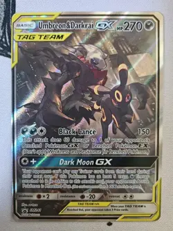 Pokemon TCG Umbreon & Darkrai GX SM241 Sun & Moon Promo Card - Image 1