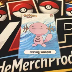 Rare Full Art 2024 SHINY WOOPER POKEMON Card Johto Low Pop ⭐ - Image 1
