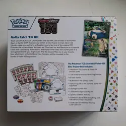 OPENED Pokemon 151 ETB Elite Trainer Box NO CARDS PACKETES storage - Image 3
