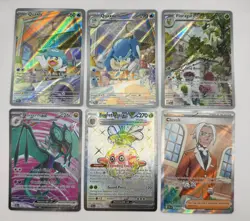 2023 Pokemon Scarlet & Violet Paldea Evolved 6 Card Lot - Near Mint - Image 1
