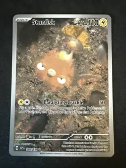 Stunfisk 202/191 SV08 Surging Sparks Holo Secret Rare Pokemon Card NM/M - Image 1