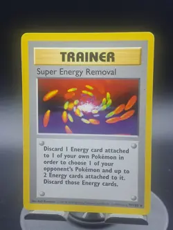 Pokemon Base Set Trainer Card Super Energy Removal 79/102. Pk001512 - Image 1