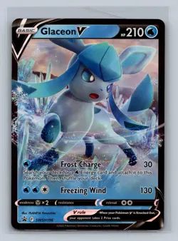 Glaceon V - Promo SWSH: Sword & Shield Promo Cards SWSH196 NM Free Shipping! - Image 1