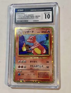Pokemon Charmeleon Trading Card Game Classic CGC 10 Gem Mint - Image 1
