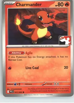 Charmander Prize Pack Series Cards [011/094] Common NM Pokemon - Image 1