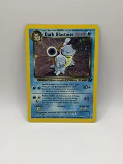 Dark Blastoise 2000 Team Rocket Holo Rare #3/82 Pokemon TCG SWIRL🌀 - Image 1