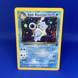 Pokemon TCG Dark Blastoise 3/82 Team Rocket Holo Rare Eng 2000 - Image 1