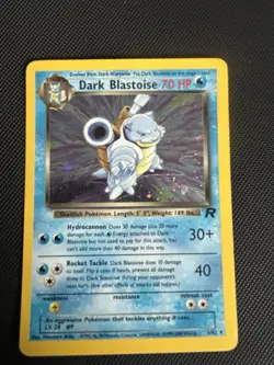 Pokemon TCG Dark Blastoise 3/82 Team Rocket Rare Holo Card - Image 1