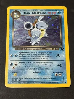 Pokemon TCG : Dark Blastoise - Holo Rare 3/82 : Team Rocket DMG - Image 1