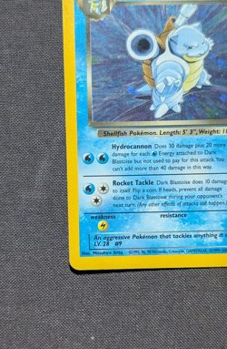 Pokemon TCG Dark Blastoise 3/82 - Team Rocket Holo Rare WOTC Card MP - Image 4