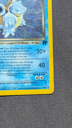 Pokemon TCG Dark Blastoise 3/82 - Team Rocket Holo Rare WOTC Card MP - Image 5