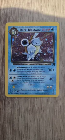 Pokemon TCG Dark Blastoise Holo Card 3/82 Team Rocket Series - Image 1