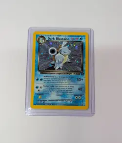 Pokemon TCG Dark Blastoise Team Rocket Holo Card 3/82 - Image 1