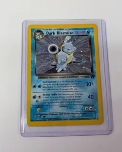 Pokemon TCG Dark Blastoise Team Rocket Holo Card 3/82 - Image 2