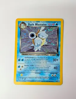 Pokemon TCG Dark Blastoise Team Rocket Holo Card 3/82 - Image 3